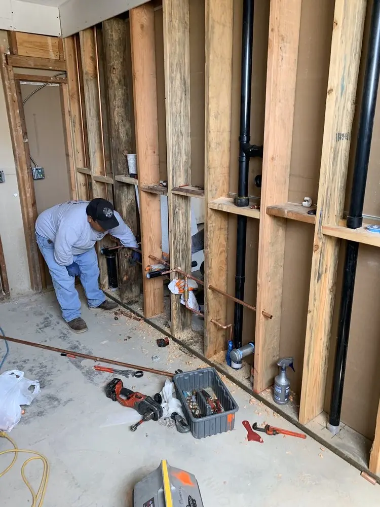 Commercial rough-in plumbing for Water Heater Replacement in Terrace View